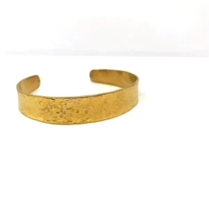 Simple Shape Bangle Bracelet Fashion Hammer Grain Stainless Steel Bracelet