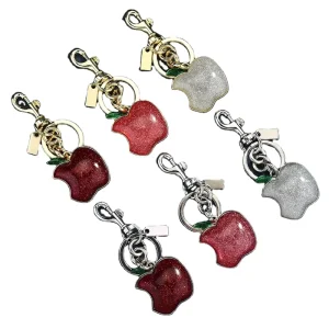 Small Apple Keychain Pendant Student Bag Personalized Hanging Mobile Phone Accessory