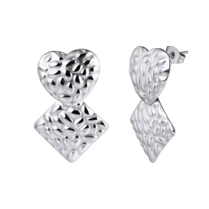 Small Batch Custom Logo ODM OEM Factory Direct Supply Europe Trend Hollow Hoop Earrings Vintage Silver Needle Metal Fashion Ear