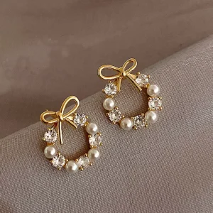 Small Bow Earrings Versatile Earrings for Women