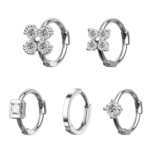 Small Chunky Thick Hoop Earrings Circle Earrings for Women Lightweight Geometric Hoop Earrings