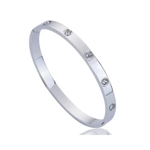 Small and Gentle Stainless Steel Fashion Bracelet Elegant Bangles Other Fashion Accessories