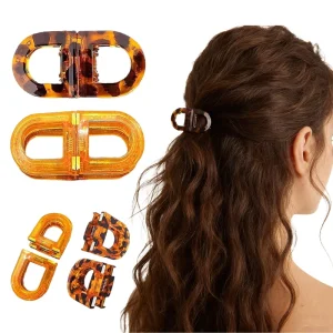 Smart Magnetic Hair Clips Personalized Hair Barrettes Strong Hold Hair Accessories for Women