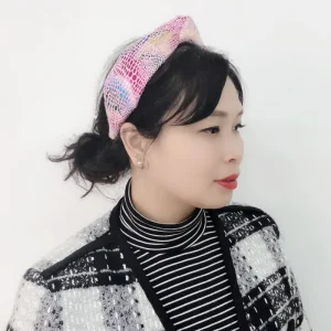 Snakeskin Pattern Gradient Korean Luxury Cute Simple High Quality Good Elasticity Hair Accessories