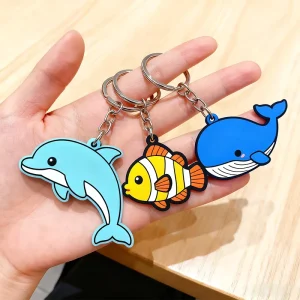 Soft Rubber Keychain for Women and Girls With Trendy Designs and Lovely Characters for Purse Accessory