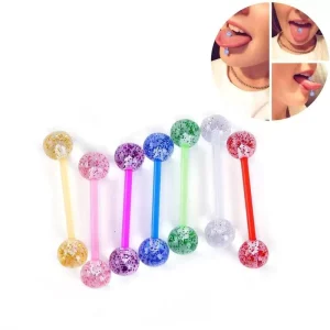 Soft Tongue Nail Jewelry Flash Ball Piercing