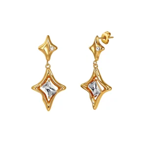 Source Jewelry Factory Round Vintage Stainless Steel Ladies Fashion Stud Earrings ODM OEM Custom Engraved Logo