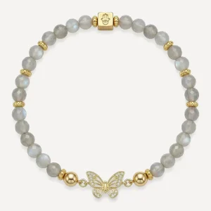 Spiritual Jewelry Bracelet 18K Gold Plated Brass Natural Stone Crystal Gemstone Custom Healing Bracelet