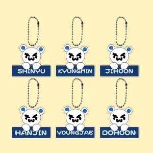 Spot Men’s Group Name Brand UV Printed Acrylic Key Chain Hanging Cartoon Anime Star Surrounding Bag Pendant Souvenir Gift
