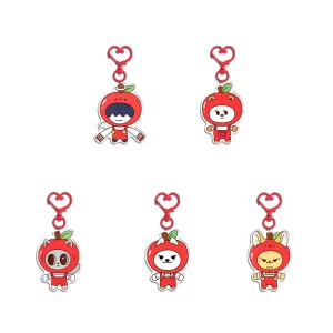 Spot Yeonjun Chung Kai Flash Cartoon Acrylic UV Printing Key Chain Pendant Doll Accessories