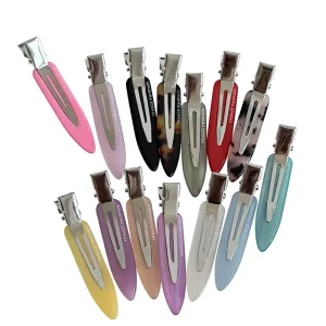 Spring New Acetate Simple Handmade Women’s Fashion Pointed Bouth Bangs Clip Broken Hairpin Hair Accessories