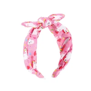 Spring Summer unicorn Headband Cartoon Character Hair Bow Headband for Girls Kids Hair Accessories