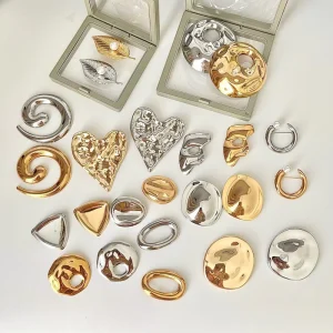 Stainless Steel Brooches Luxury Inspired Sophisticated Charm Versatile