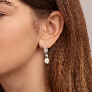 Stainless Steel Earrings for Women Fashion Minimalist Beaded Earrings