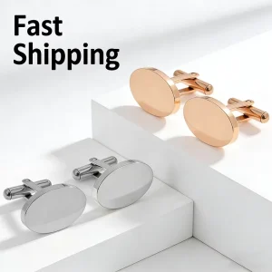 Stainless Steel Jewelry Cufflinks Vintage Carved Pattern Mens Cufflinks Retro Style Fashion Jewelry for Men