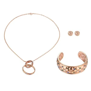 Stainless Steel Jewelry Sets 18K Gold Plated High Quality