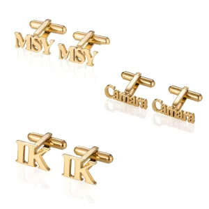Stainless Steel Logo Cufflinks Customized Business Men’s Jewelry French Cufflinks Personalized Customization