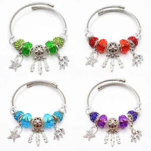 Star Leaf Dreamcatcher Beaded Bracelet Bohemian Charm Cuff Fashion Jewelry Live Selling