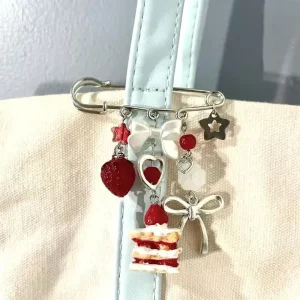 Stars Brooch Cake Charm Safety Pin Charms Y2K Handmade New Factory Style Design
