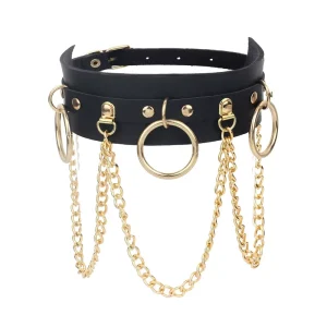 Steampunk Gothic Goth Punk Rock Rivet Spike Studded Choker Collar Necklace Women Cosplay Party Costume Accessory