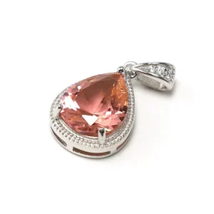 Sterling Silver Jewelry With Natural Zulatanite Teardrop Pendant Silver Zulatanite Necklace
