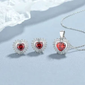 Sterling Silver Love Jewelry Set Birthday Party
