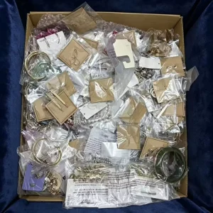 Stock Mixed Fashion Jewelry 80-120Pcs/Kg Assorted Earrings Necklaces Bracelets Rings Bulk Kilogram Accessories