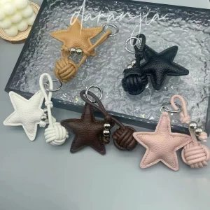 Stocked Cute Styling Bag Accessories Personalized PU Leather Purse Charm Leather Purse Bag Charm for Women