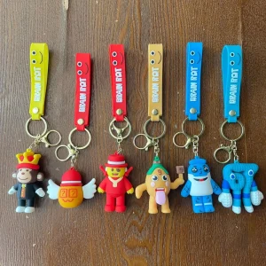 Stolen Brain Rot Game Merchandise Keychains Plush Toys Backpack Charms Car Accessories and Small Gifts