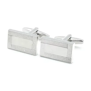 Strips Simple Cufflinks Custom Mens Business Suit Shirt Fashion Accessory Wedding Tuxedo Trendy Jewelry Gift Set