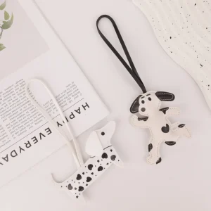 Stylish Animal Shaped Cat PU Leather Bag Charm for Handbag Purse Backpack Luggage Fashion Trinket