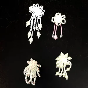 Stylish Chinese Style Beaded Fashion Drop Earrings Decorative Accessory for Clothing Hats Shoes and Accessories