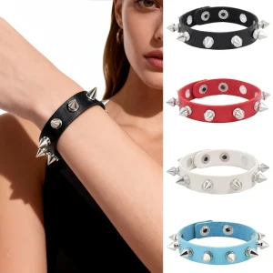 Stylish Cool Punk Studded Fashionable Bangles Modern Fashion Bracelets