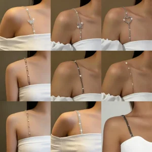 Stylish Detachable Shoulder Strap Chest Chain Decorative Body Jewelry for Women