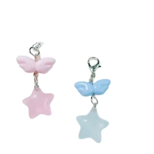 Summer Star Day Korea Sweet Wings Bag Charm Bag Pendant Keychain