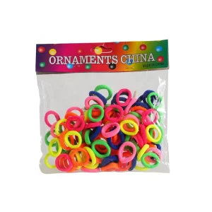 Supplier Colorful Little Nylon Elastic Hair Rubber Band Cartoon Design for Kids Fashion Hair Accessories 2cm