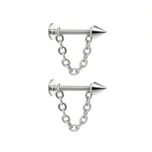 Surgical Stainless Steel Engagement Punk Eyebrow Labret Lip Tongue Piercing Custom Fashion Body Jewelry