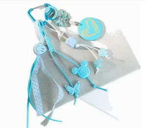 Sweet Cool Bag Charm Keychain Set Women Fashion Pendant Accessories