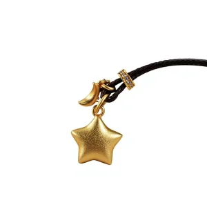 TANGPEI TP Designer Inspired New Chinese Style Crescent and Star Tungsten Silver Gold Plated Versatile Elegant Fashion Accessory