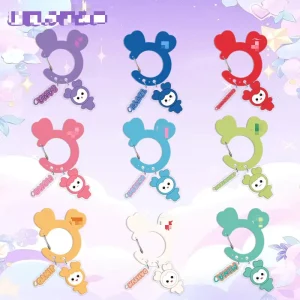 TW Female group merchandise support acrylic keychain ASA Tzuyu Momo Jihyo Mina stra shaped pendant biner