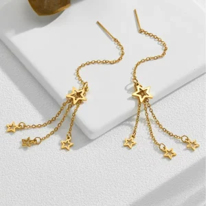 Tarnish Resistant Versatile Stud Vintage Stainless Steel Flower Retro Design Women Jewelry ALN26032602