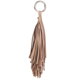 Tassel Key Chain Women Creative Cute Tassel Keychain Bag Accessories PU Leather Tassels Car Key Ring Fringe Jewelry Gift