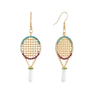 Tennis Earrings for Women Sport Earring Cute Statement Earrings for Women Game Day Earrings Dangling Jewelry Custom