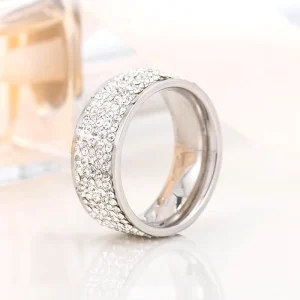 The Latest Hot Design Fashion Ring Design Jewelry Circle Fancy 18k Gold Women’s Ring