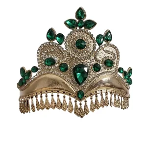 Tiaras Y Coronas Alloy Gold Hair Crown Ladies Wedding Hair Accessories Suitable for Parties Birthdays Weddings Crowns and Tiaras