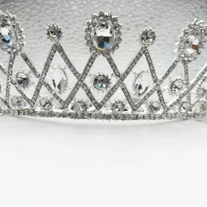 Tiaras Y Coronas Princess Bridal Tiara Prom Wedding Crowns and Tiaras Hair Accessories Rhinestone Crystal Crown Tiara