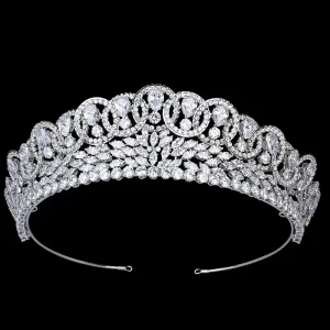 Tiaras and Crown Round Vintage Exquisite Gorgeous Women Wedding Hair Accessories Fashion Party Headband BC4951 Corona Princesa