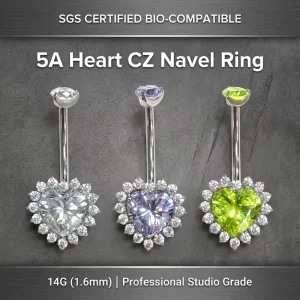 Titanium Labret Ring Body Jewelry for Wedding Engagement