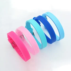 Titanium Steel Accessories Adjustable Silicone Wristband Charm Bracelet Silicone Bangle Children’s Fashion Gift