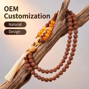 Traditional Chinese Herbal Single Strand Scented Fashion Bracelets Natural Aroma Handmade Wellness Loose Beads for Jewelry